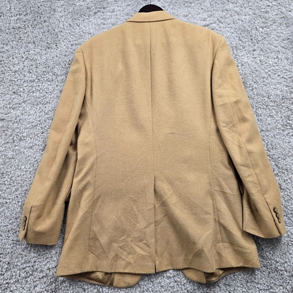 Brooks Brothers Men Camel Hair Blazer Size 43L Sport Coat Business Classic - Picture 9 of 15